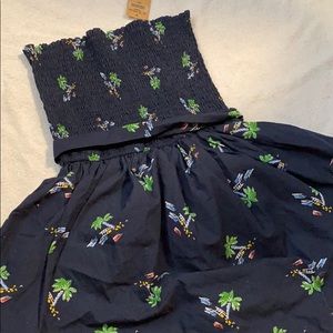 NWT Hollister Top smocked strapless mini dress